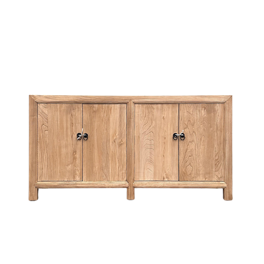 Linear 4 Door Cabinet | Natural | 175 cm