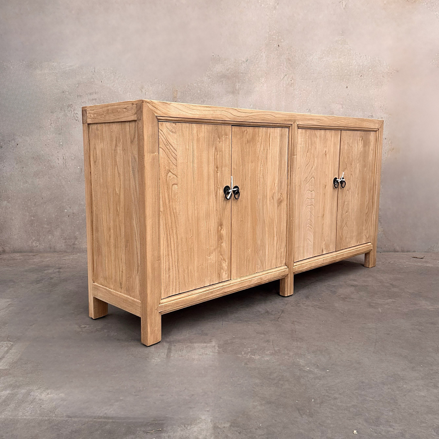 Linear 4 Door Cabinet | Natural | 175 cm
