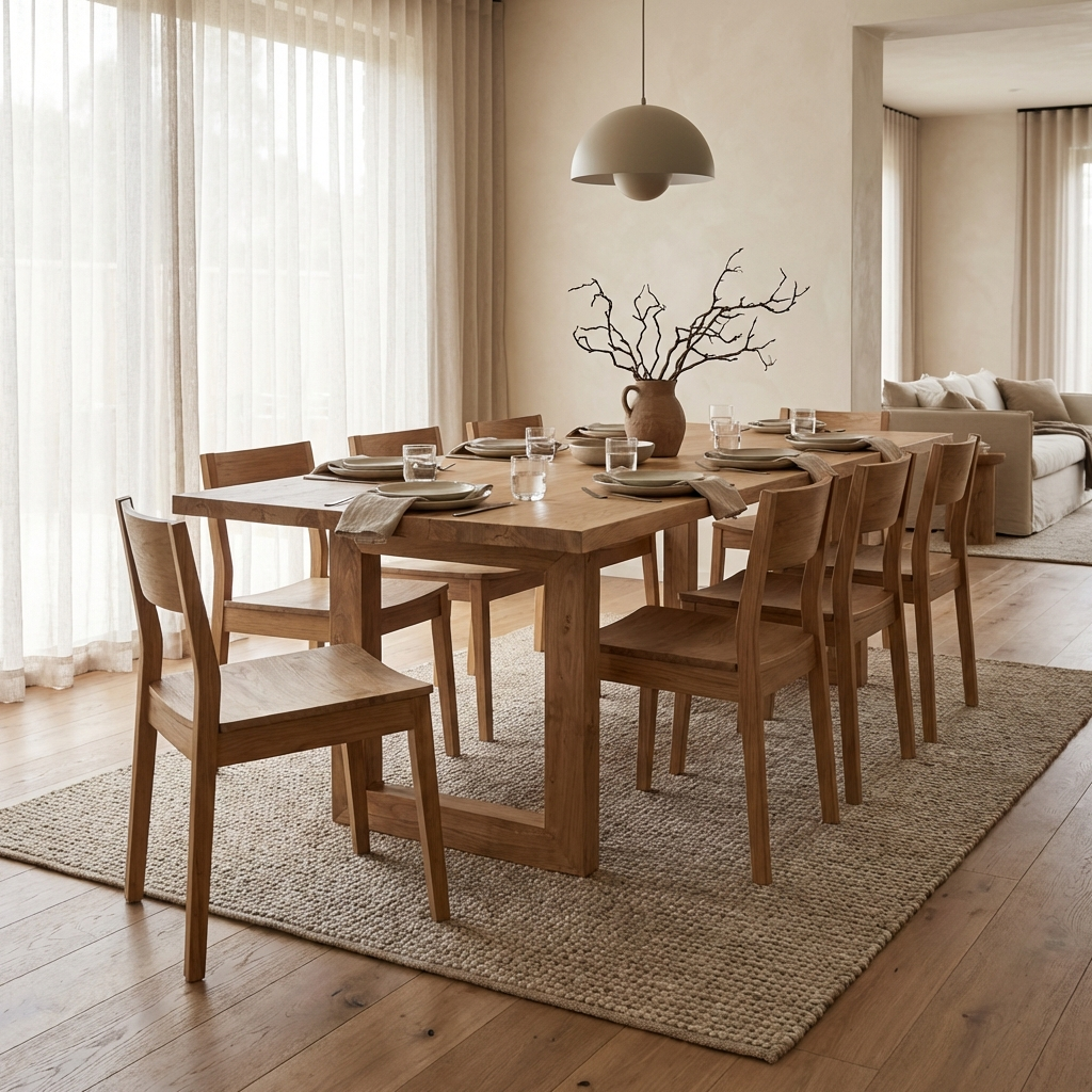 Open Dining Table | Natural | 240 cm