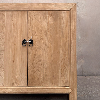 Linear 4 Door Cabinet | Natural | 175 cm
