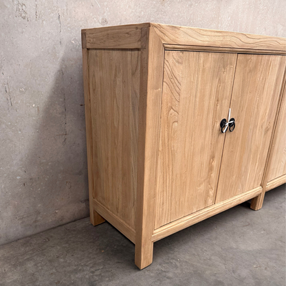 Linear 4 Door Cabinet | Natural | 175 cm