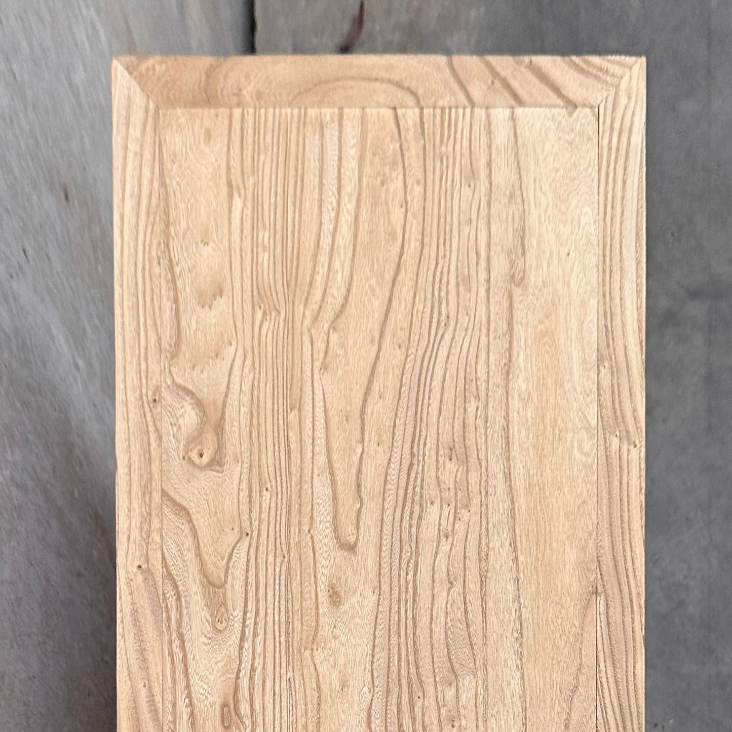 Linear 1 Drawer 2 Door Bedside | Natural | 75 cm