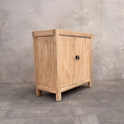 Linear 2 Door Cabinet | Natural | 90 cm