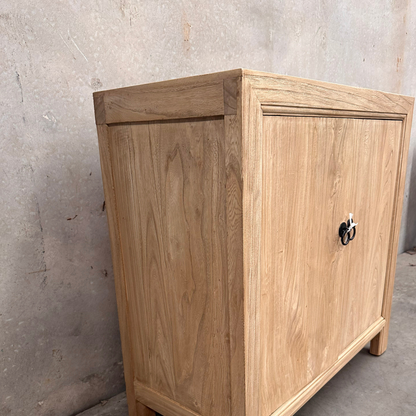 Linear 2 Door Cabinet | Natural | 90 cm
