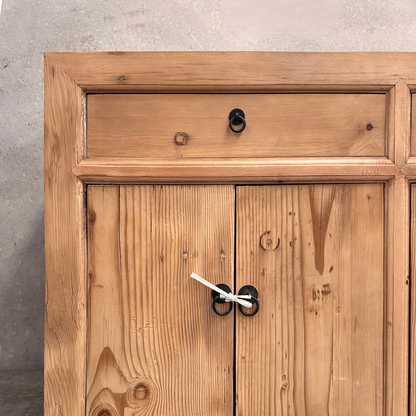 Linear 3 Drawer 6 Door Cabinet | Rustic | 200 cm