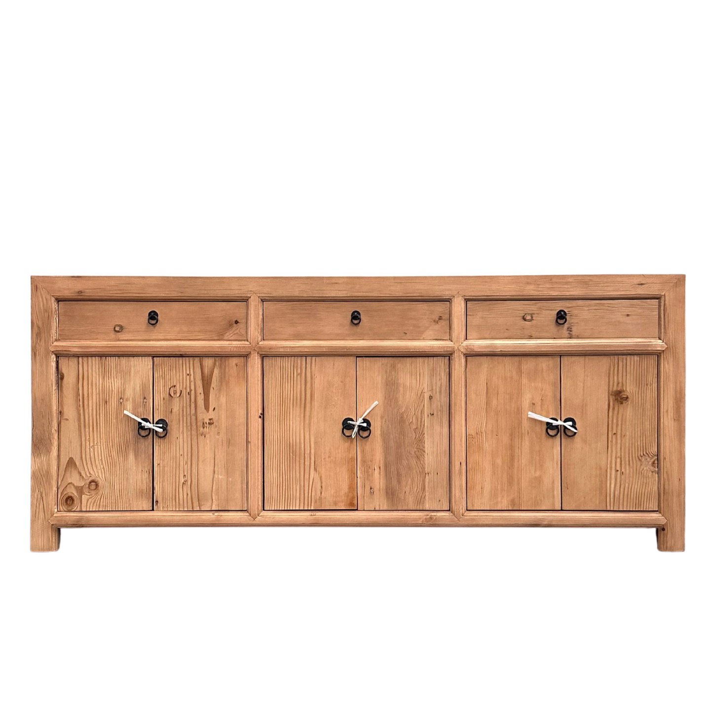 Linear 3 Drawer 6 Door Cabinet | Rustic | 200 cm
