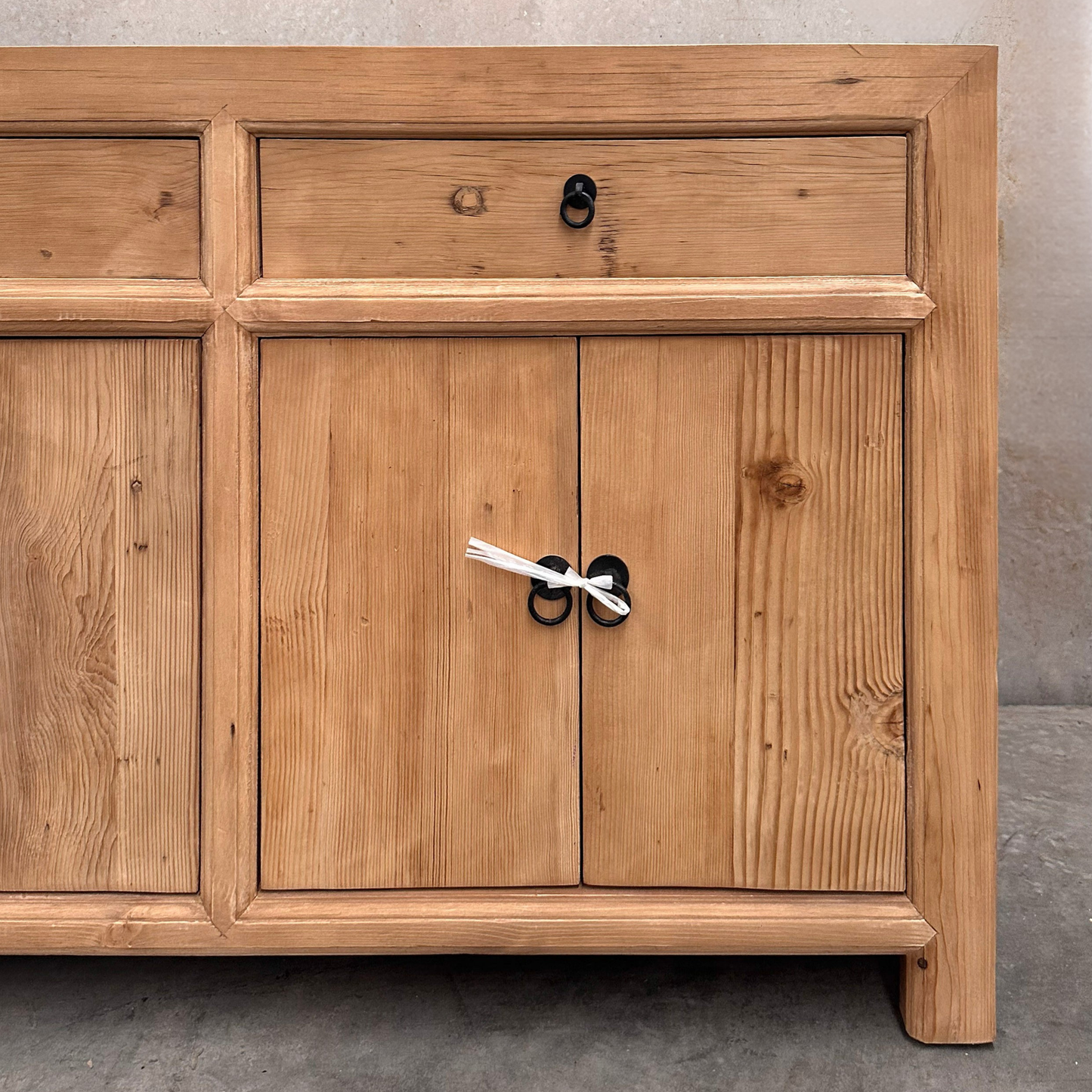Linear 3 Drawer 6 Door Cabinet | Rustic | 200 cm