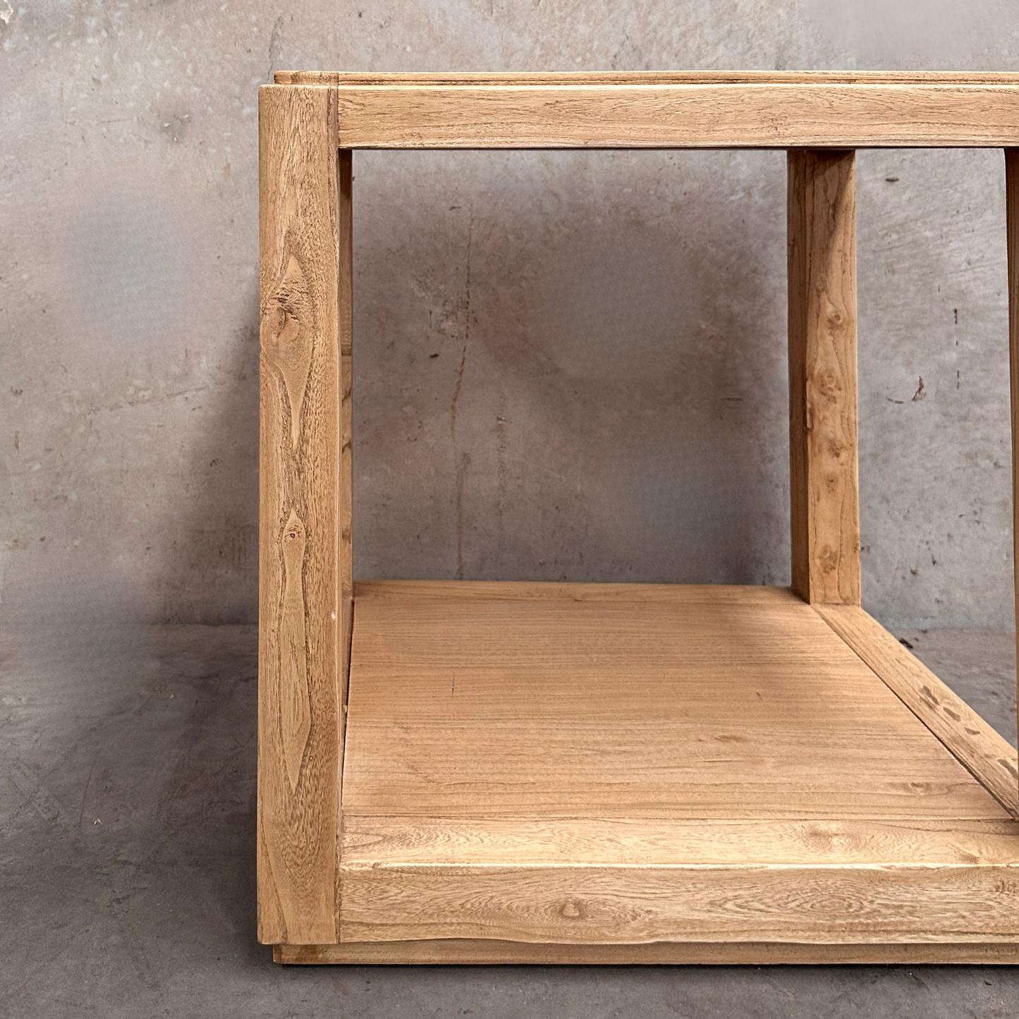 Open Side Table| Natural