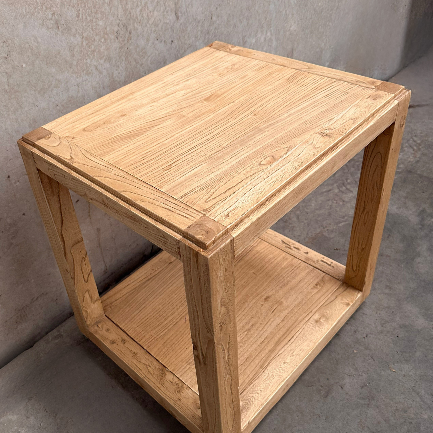 Open Side Table| Natural