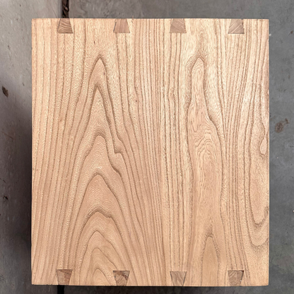 Linear 1 Drawer 2 Door Bedside | Natural | 50 cm