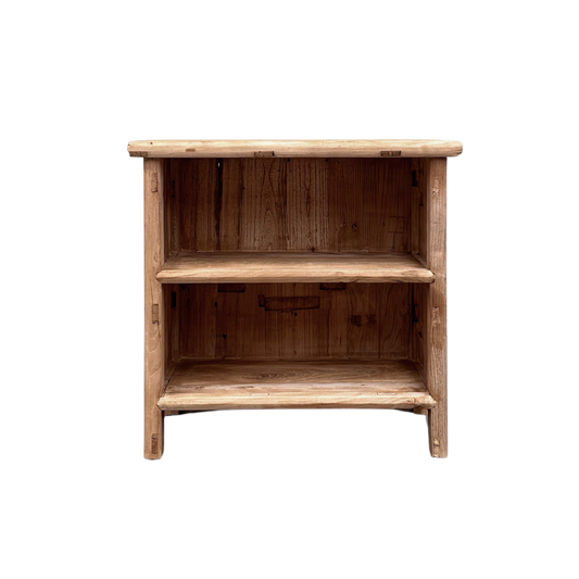Heritage 2 Pocket Low Shelf | Rustic | 90 cm