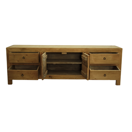 Reclaimed Low Elm TV Cabinet