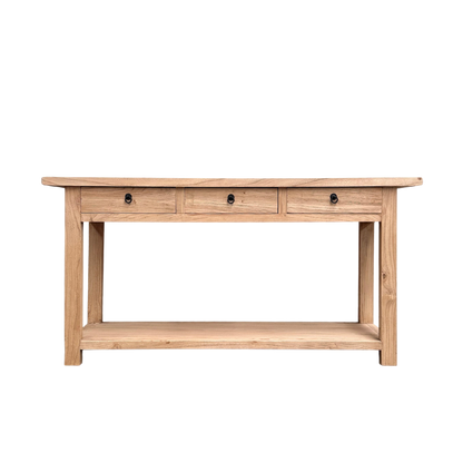 Heritage 3 Drawer Console | Natural | 170 cm
