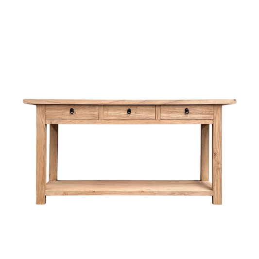 Heritage 3 Drawer Console | Natural | 170 cm