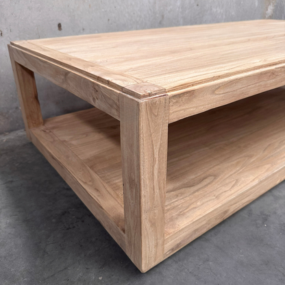 Open Rectangle Coffee Table | Natural | 160 cm