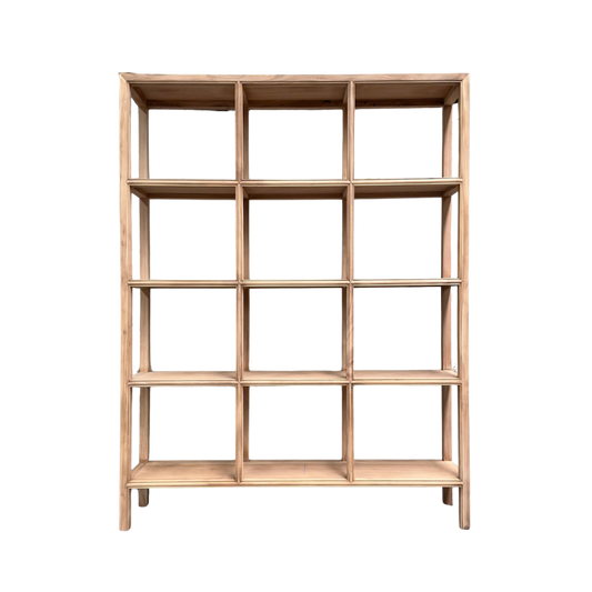 12 Pocket Elm Shelf | Natural