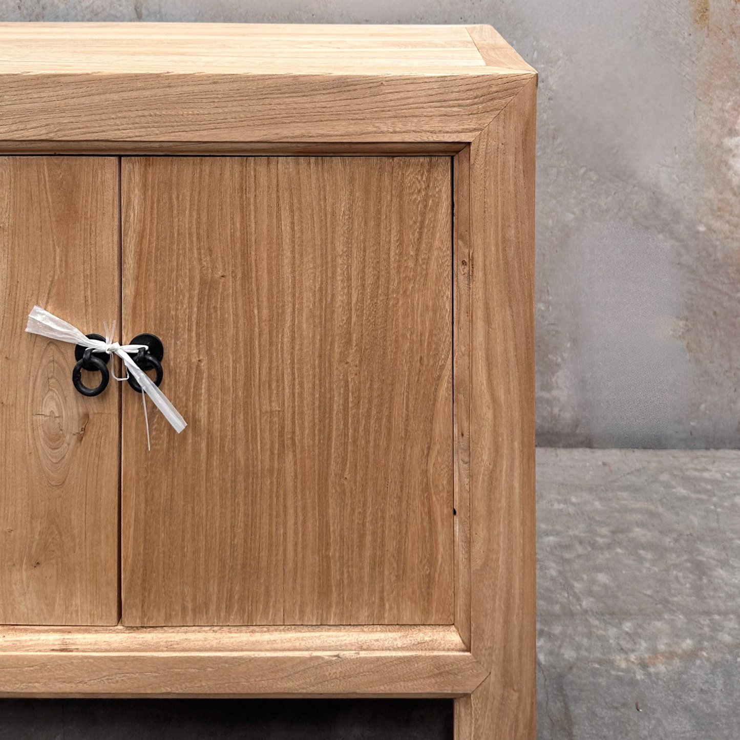 Linear 6 Door Low Cabinet | Natural | 200 cm