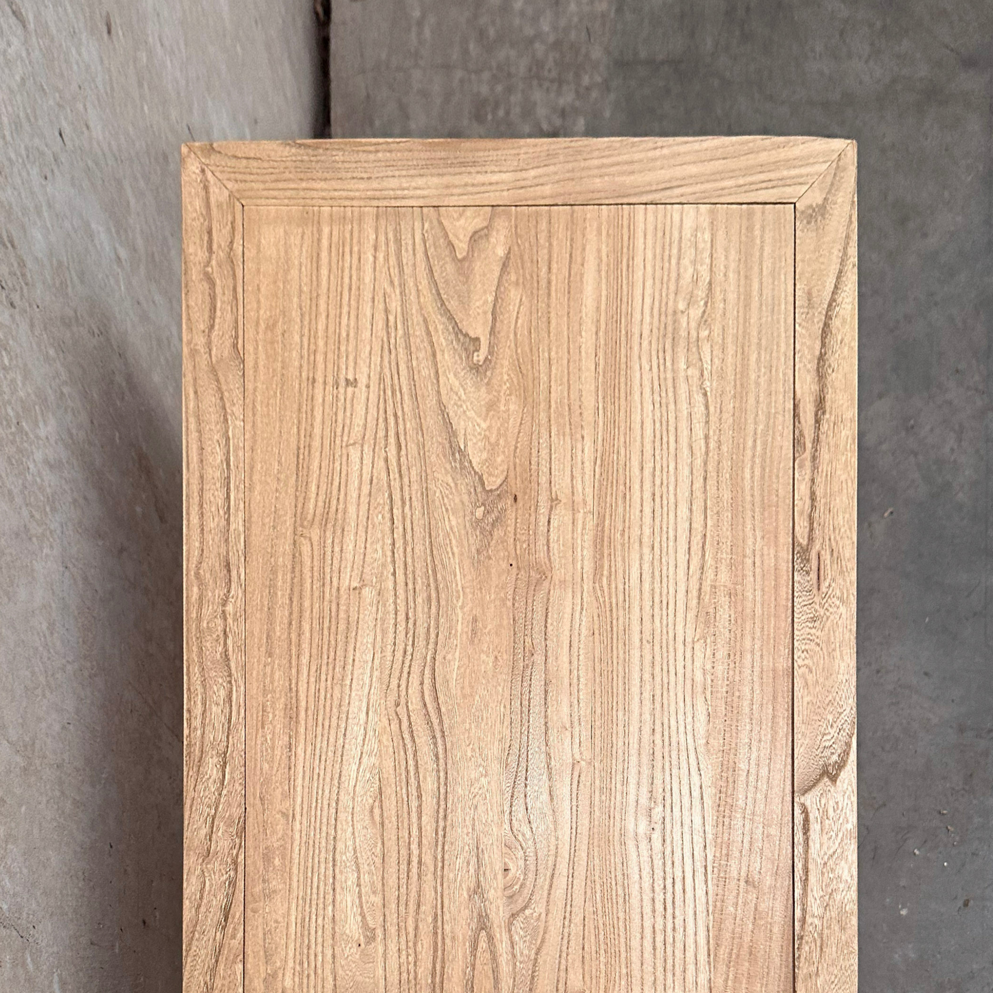 Linear 1 Drawer Open Bedside | Natural | 60 cm