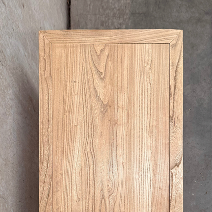 Linear 1 Drawer Open Bedside | Natural | 60 cm