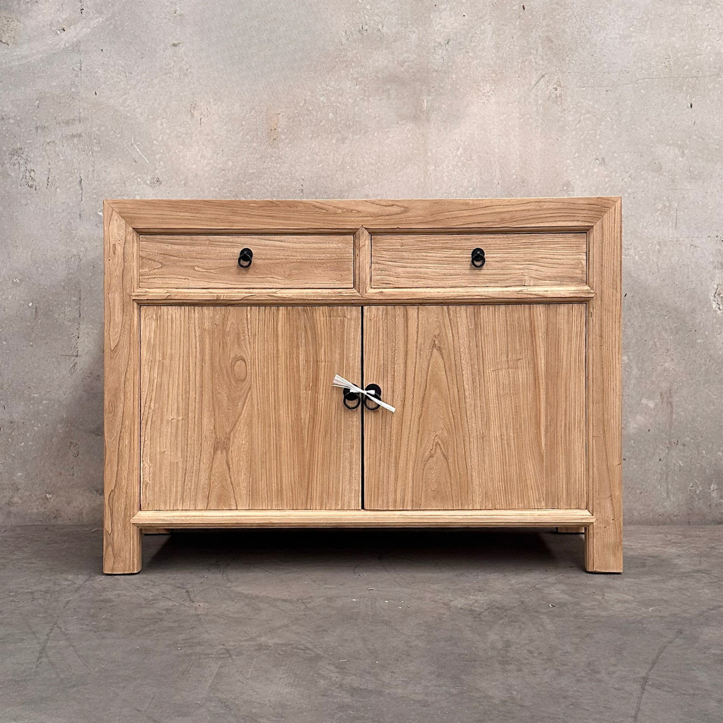 Linear 2 Drawer 2 Door Cabinet | Natural | 120