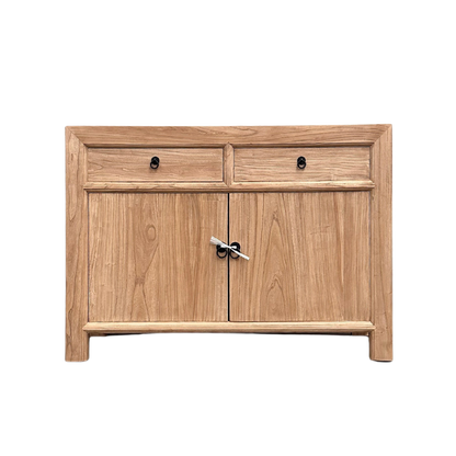 Linear 2 Drawer 2 Door Cabinet | Natural | 120