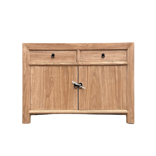 Linear 2 Drawer 2 Door Cabinet | Natural | 120