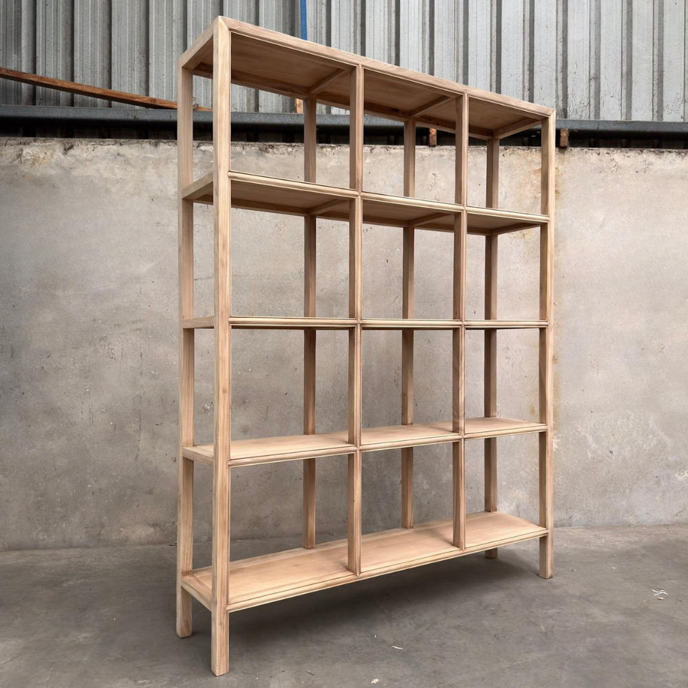 12 Pocket Elm Shelf | Natural
