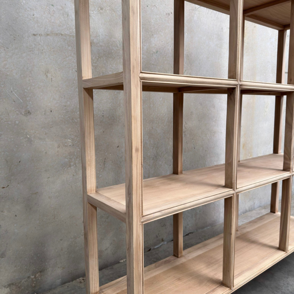 12 Pocket Elm Shelf | Natural