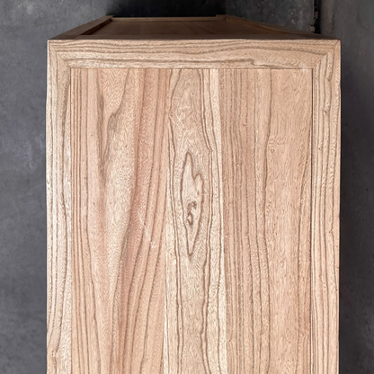 Linear 6 Drawer Chest Cabinet | Natural | 180 cm