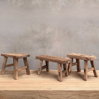 Mini Kid Stools | Vintage