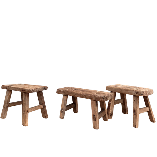 Mini Kid Stools | Vintage