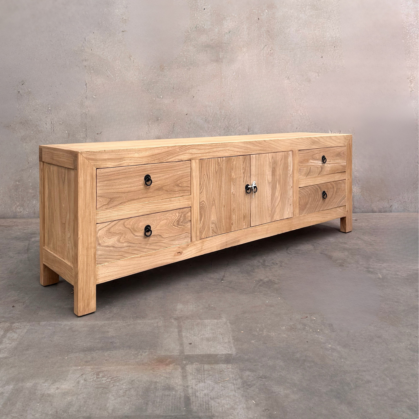 Linear Low TV Cabinet | Natural | 180 cm