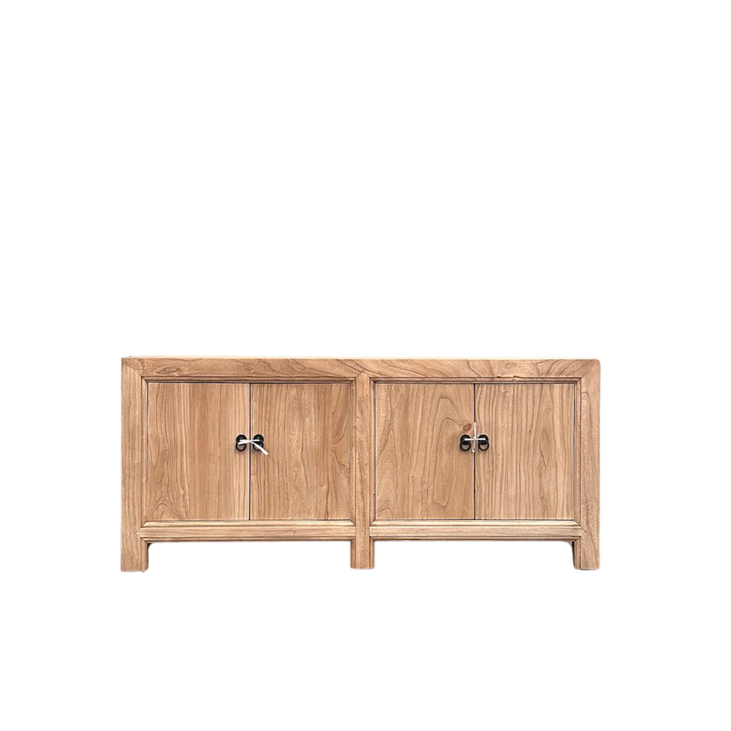 Linear 4 Door Low Cabinet | Natural | 135 cm
