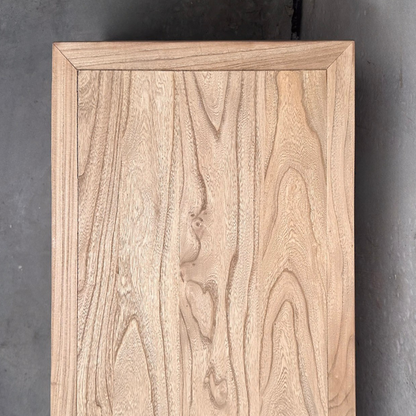 Linear 4 Door Low Cabinet | Natural | 135 cm