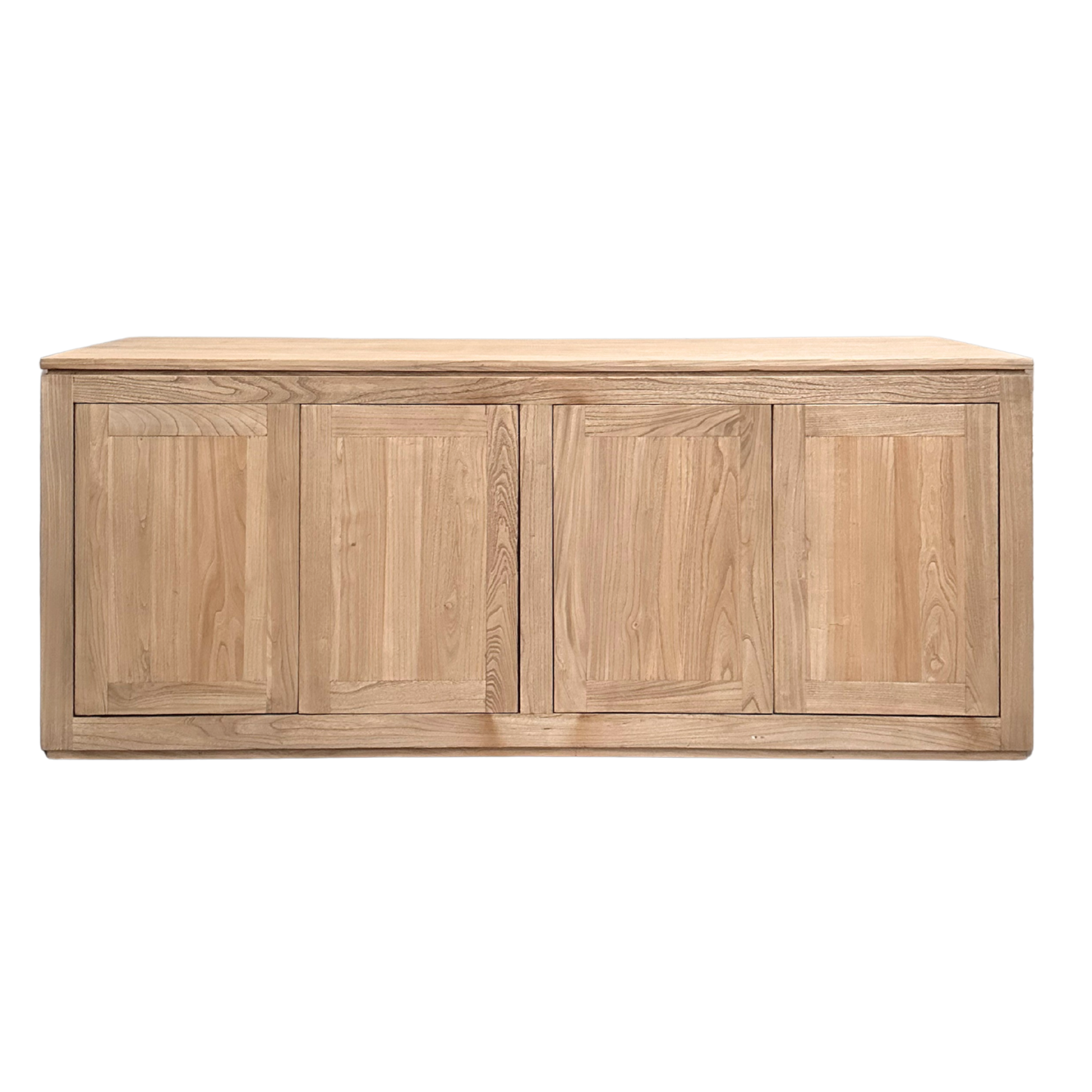 4 Door Block Cabinet | Natural | 180 cm