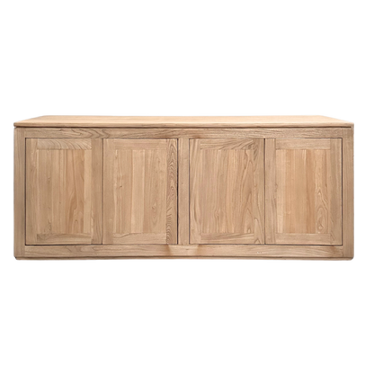 4 Door Block Cabinet | Natural | 180 cm