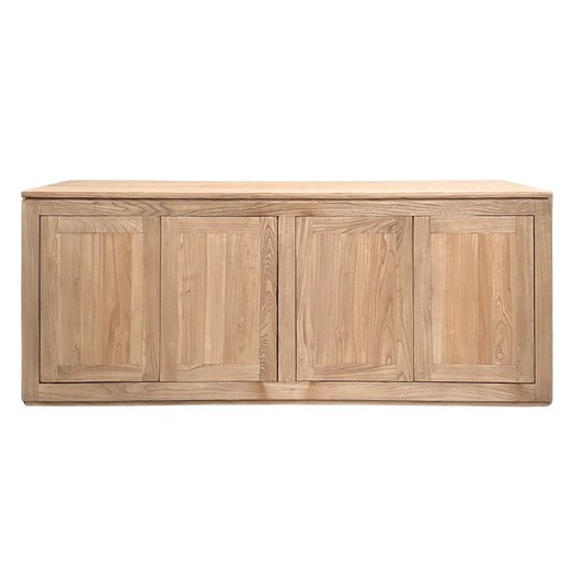 4 Door Block Cabinet | Natural | 180 cm