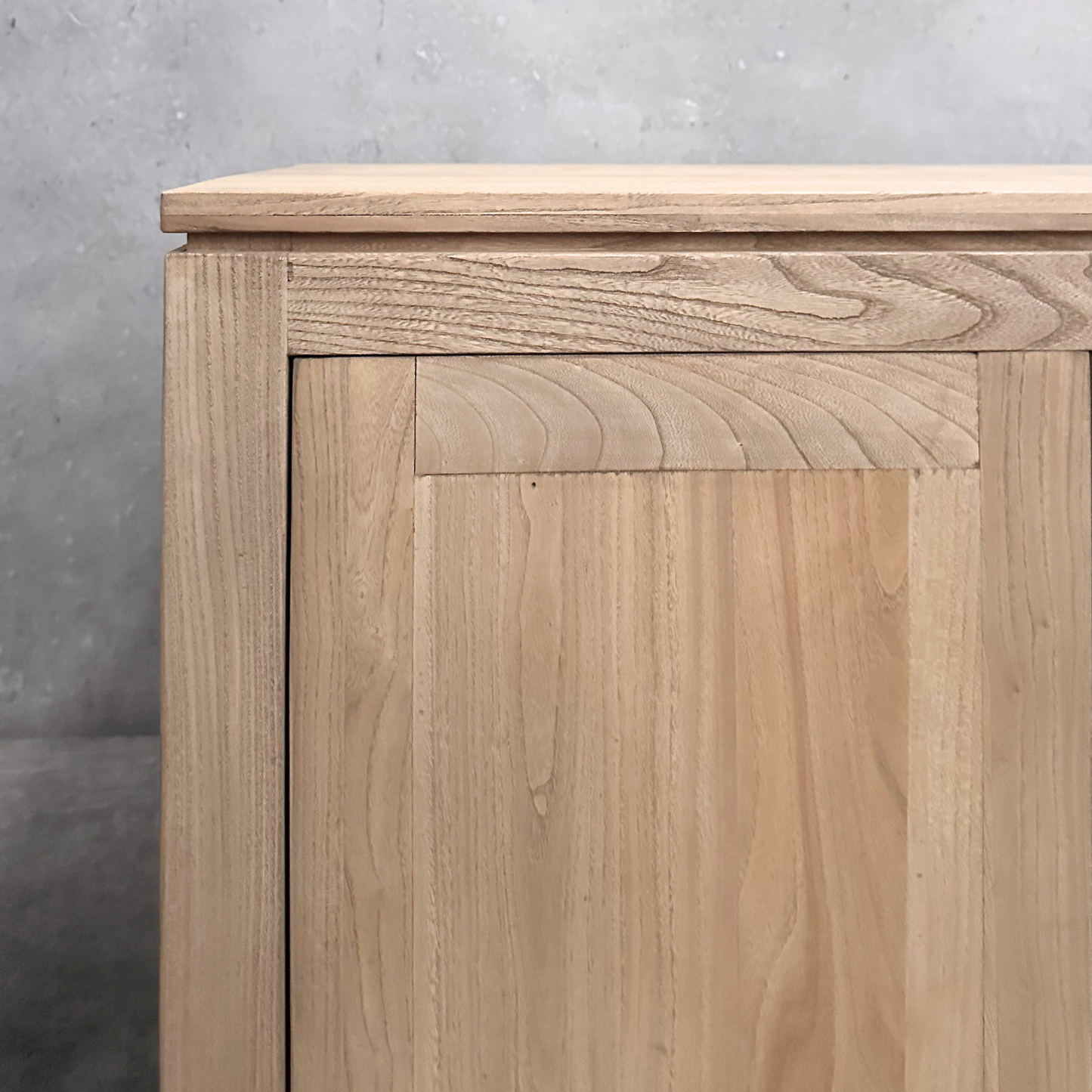 4 Door Block Cabinet | Natural | 180 cm