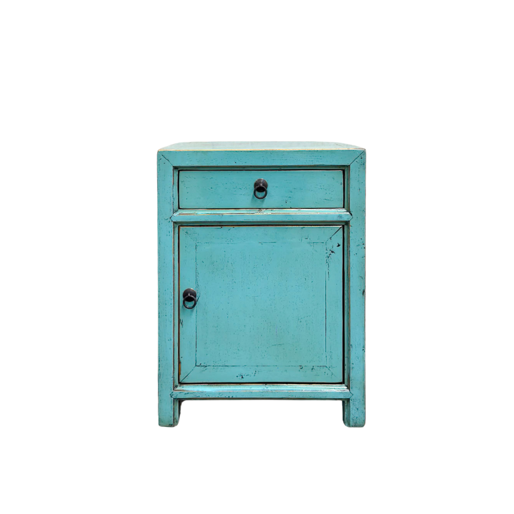 Teal Bedside | Lacquered | 45 cm