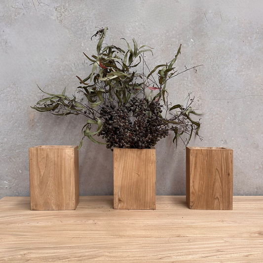 Elm Box Vase