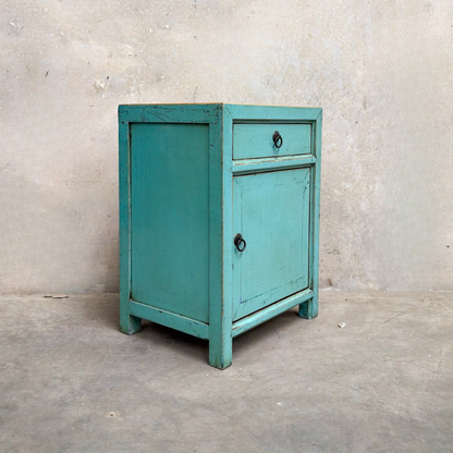 Teal Bedside | Lacquered | 45 cm