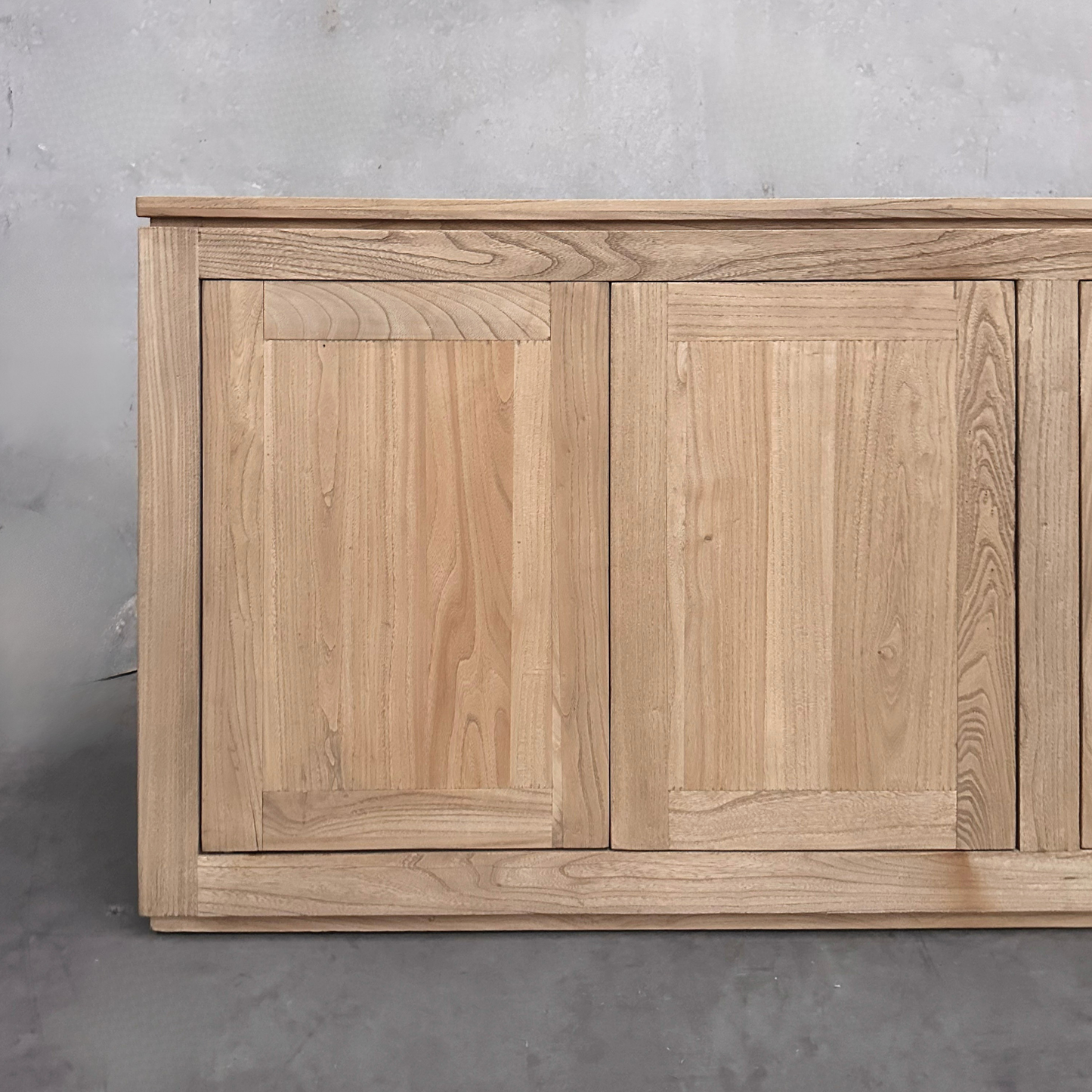 4 Door Block Cabinet | Natural | 180 cm