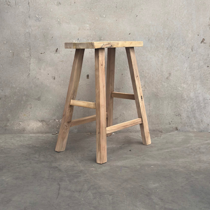 Rectangular Bar Stool | Rustic