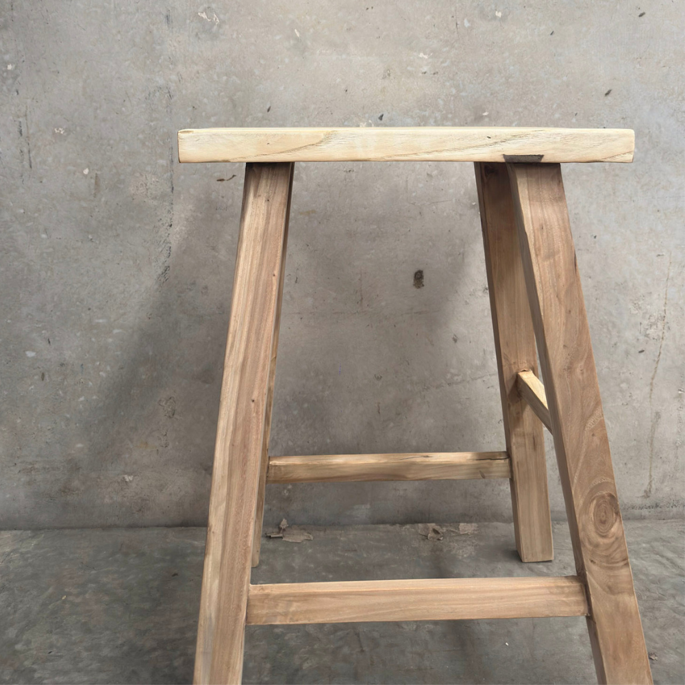 Rectangular Bar Stool | Rustic