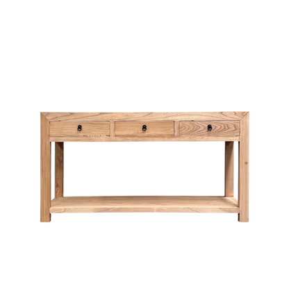 Linear 3 Drawer Console | Natural | 160 cm