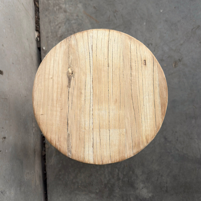 Round Bar Stool | Rustic