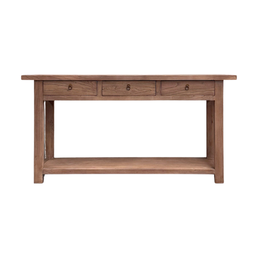 Heritage 3 Drawer Console | Oat | 170 cm