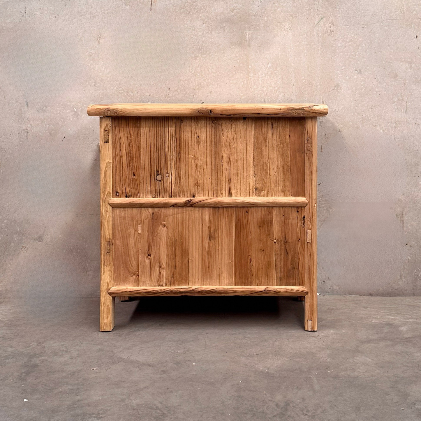 Heritage 2 Pocket Low Shelf | Rustic | 90 cm