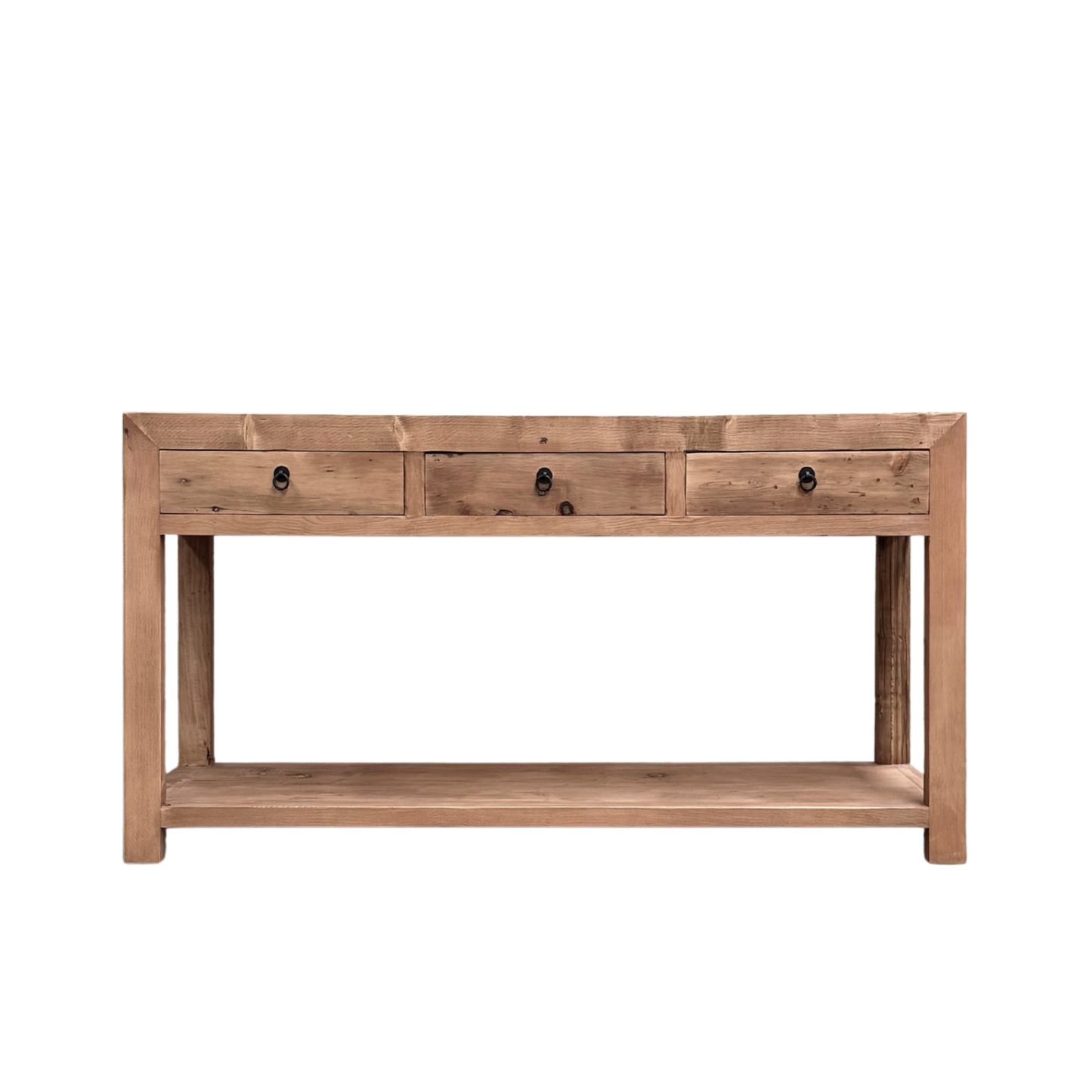 Linear 3 Drawer Console | Rustic | 160 cm