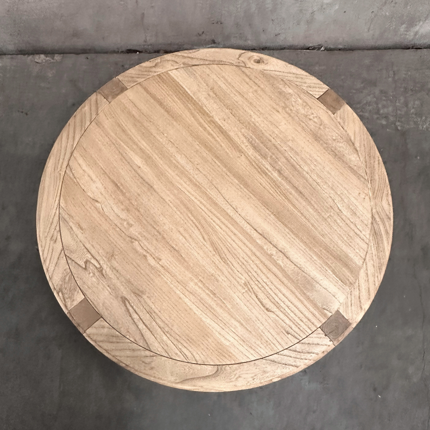 Round Open Coffee Table | Natural | 90 cm